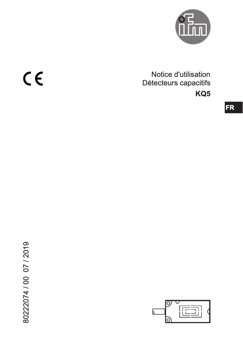 Page n°1 - Manuel utilisateur IFM KQ5010