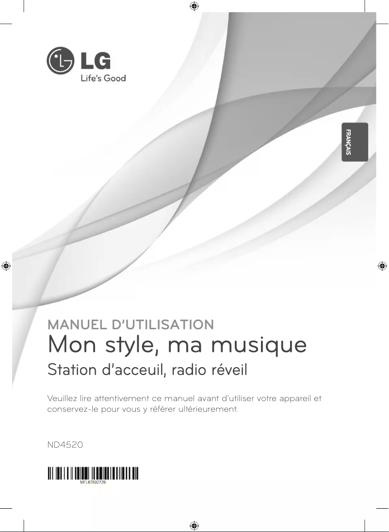 Page n°1 - Manuel utilisateur LG ND4520