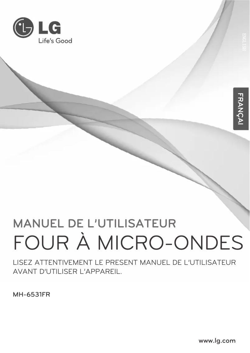 Page 1 de la notice Manuel utilisateur LG MH-6531FR