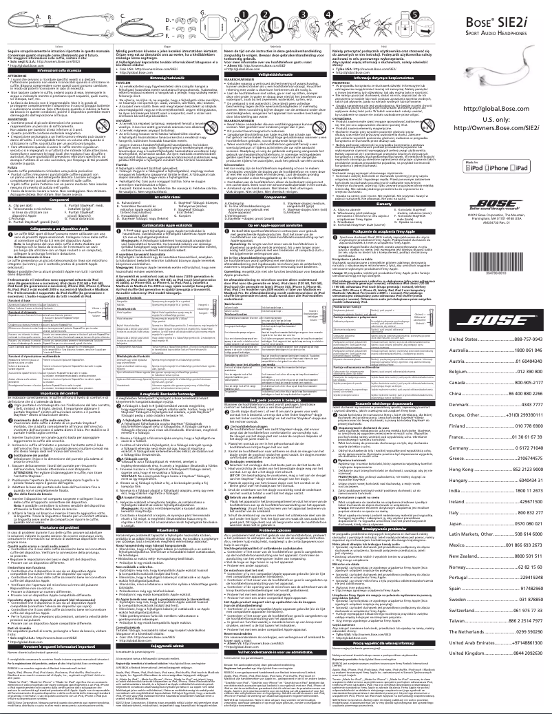 Image de la première page du manuel de l'appareil SIE2i