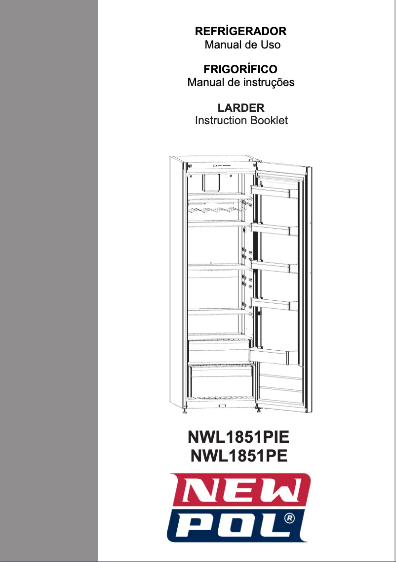 Page 1 de la notice Manuel utilisateur New Pol NWL1851PE