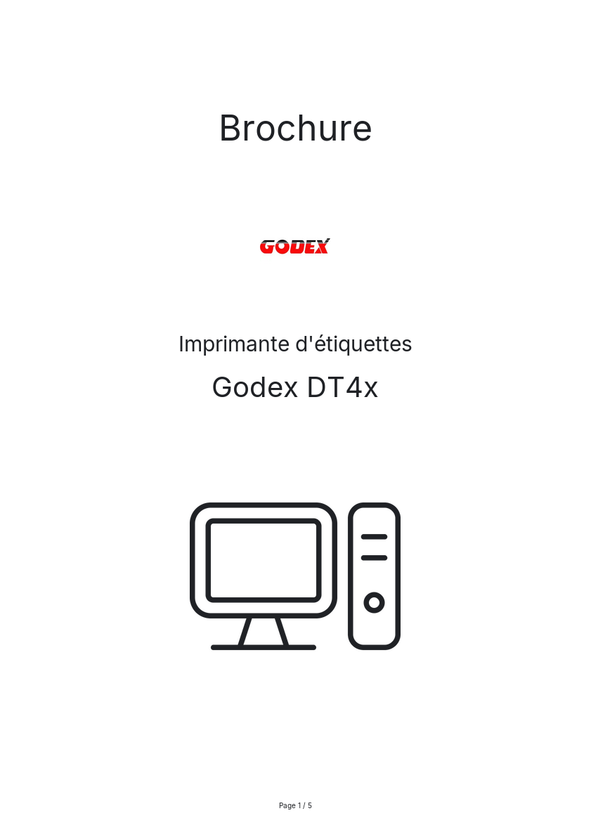Image de la première page du manuel de l'appareil DT4x