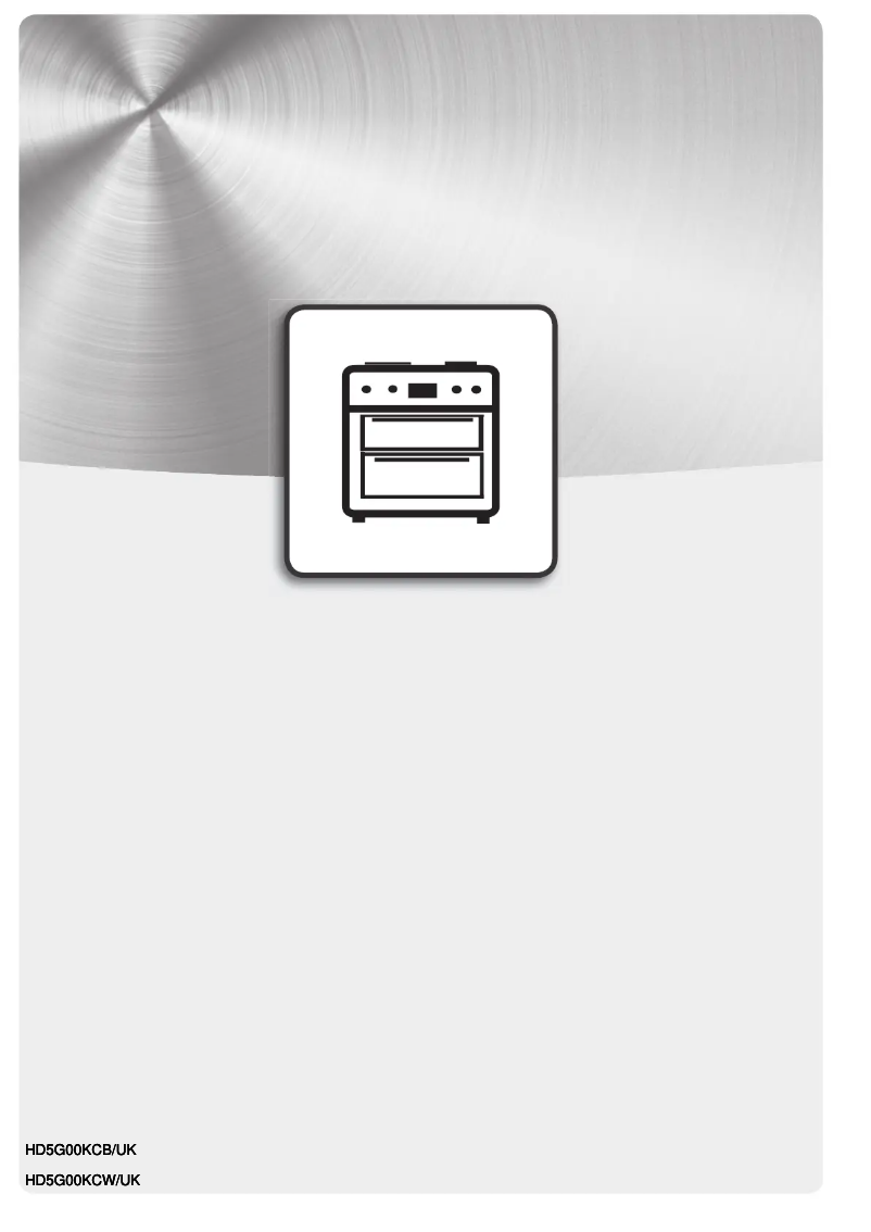 Page n°1 - Manuel utilisateur Hotpoint HD5G00KCB