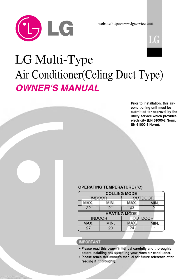 Page n°1 - Manuel utilisateur LG LMNH366BGA0