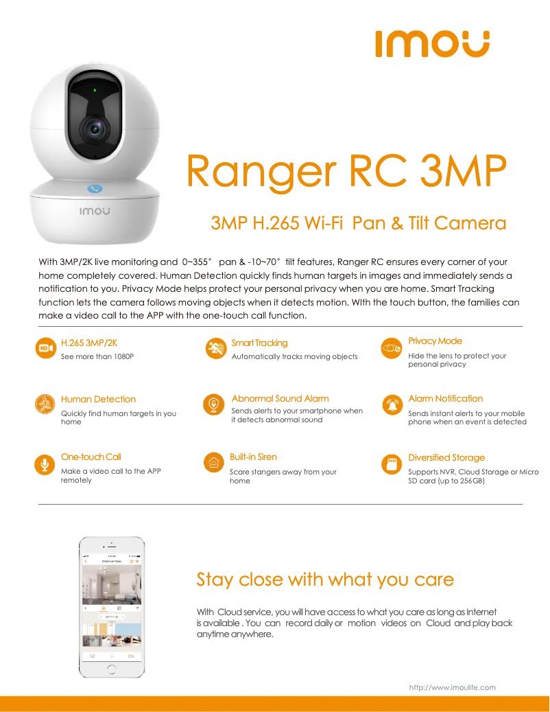Image de la première page du manuel de l'appareil Ranger RC