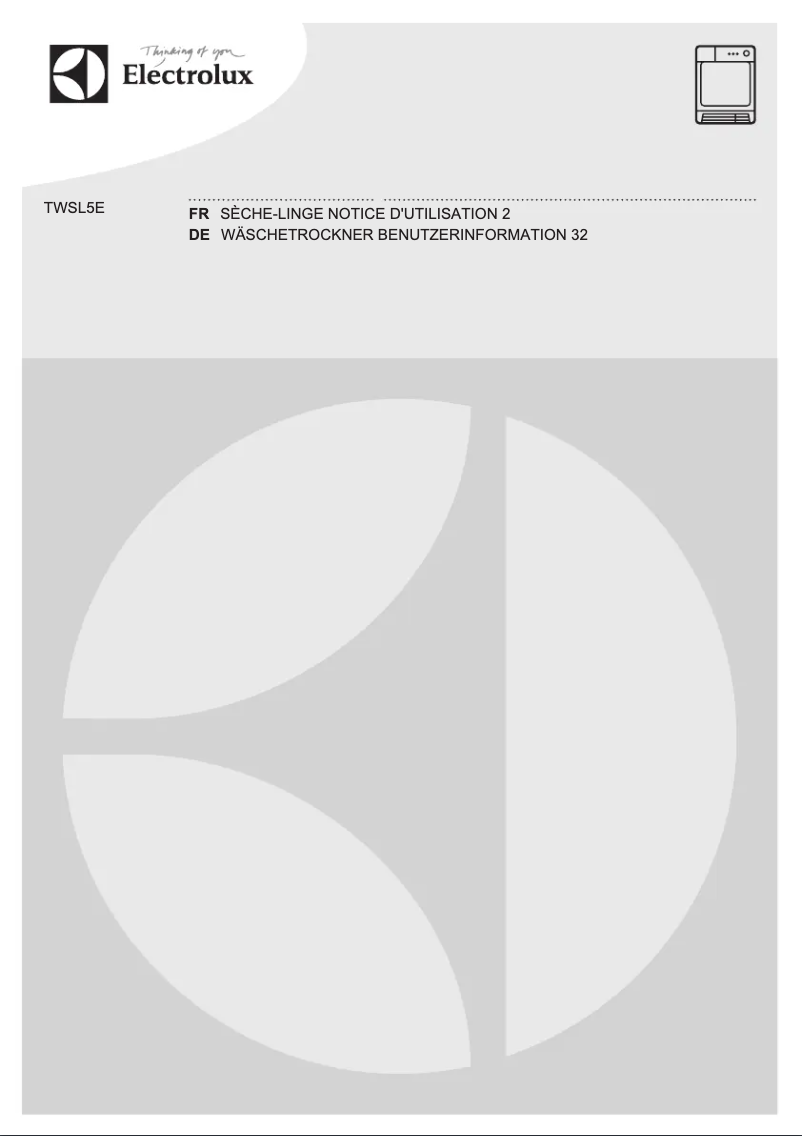 Página 1 del manual Manual de usuario Electrolux TWSL5E