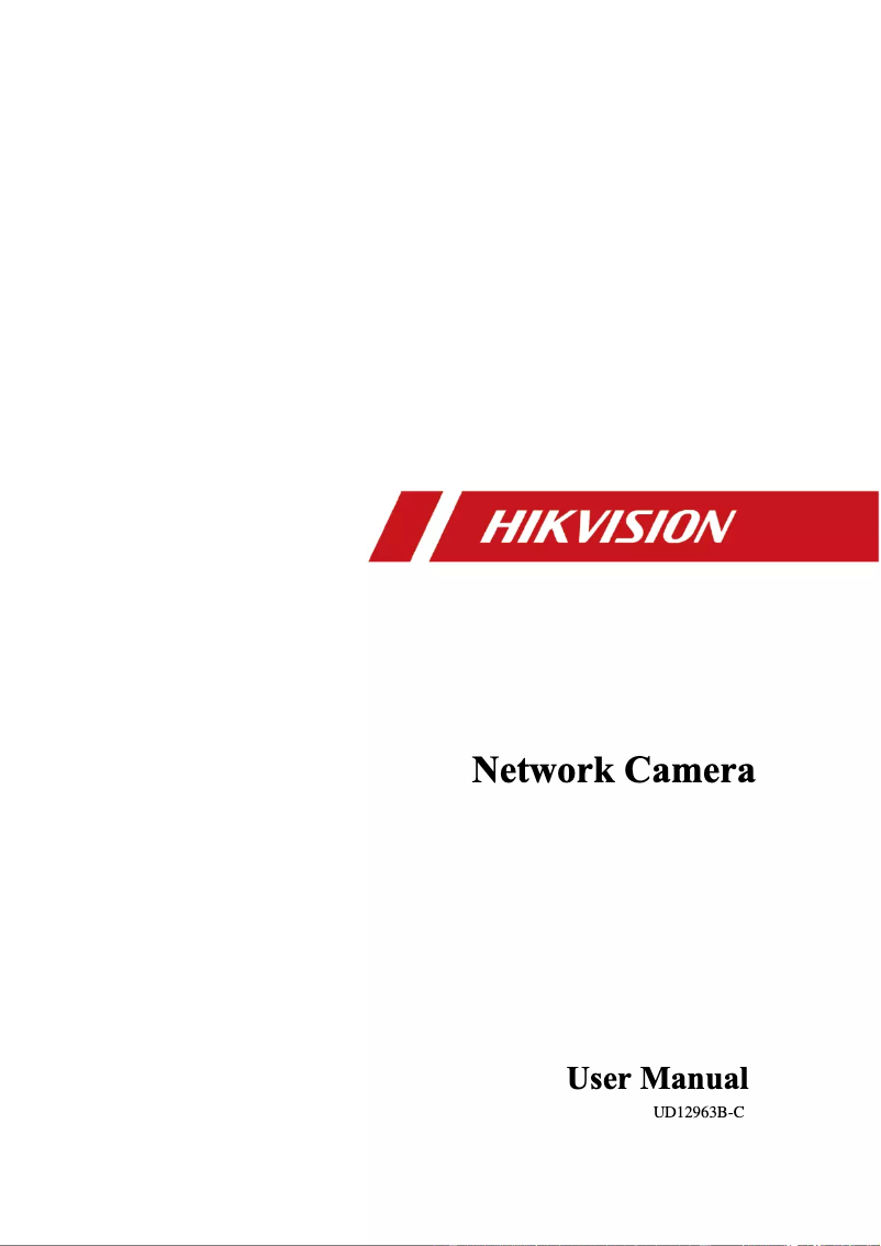 Page 1 de la notice Manuel utilisateur Hikvision DS-2CD5546G1-IZS