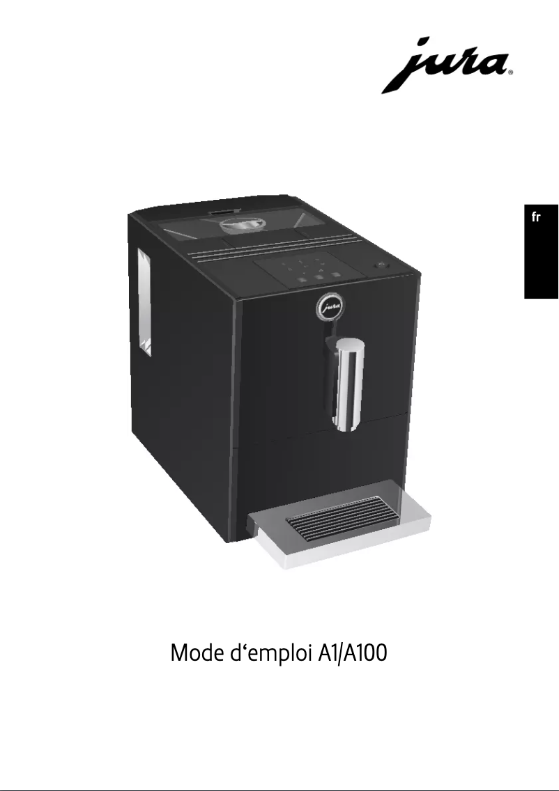 Page 1 de la notice Manuel utilisateur Jura A100