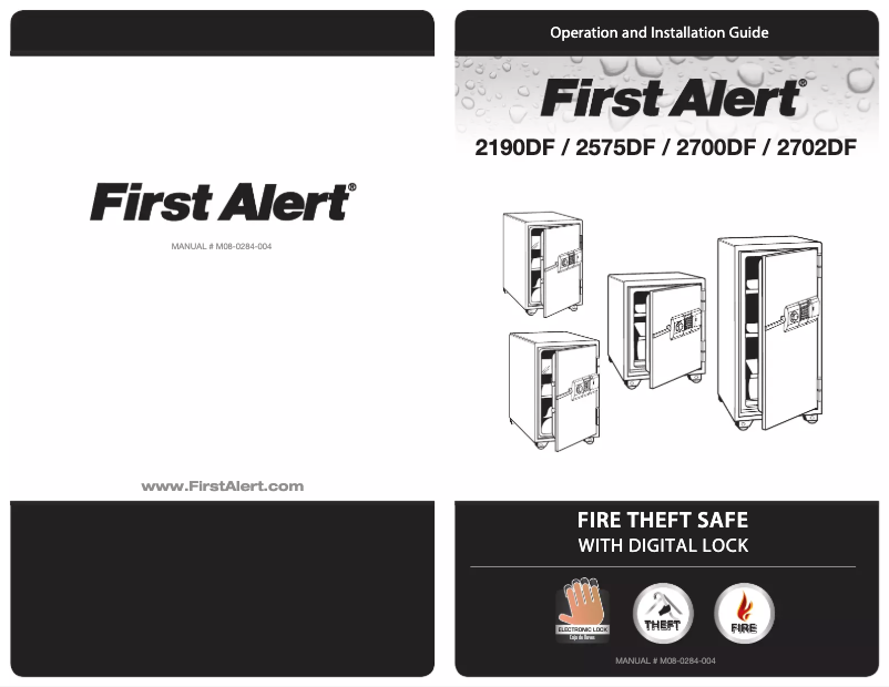 Image de la première page du manuel de l'appareil 2700DF