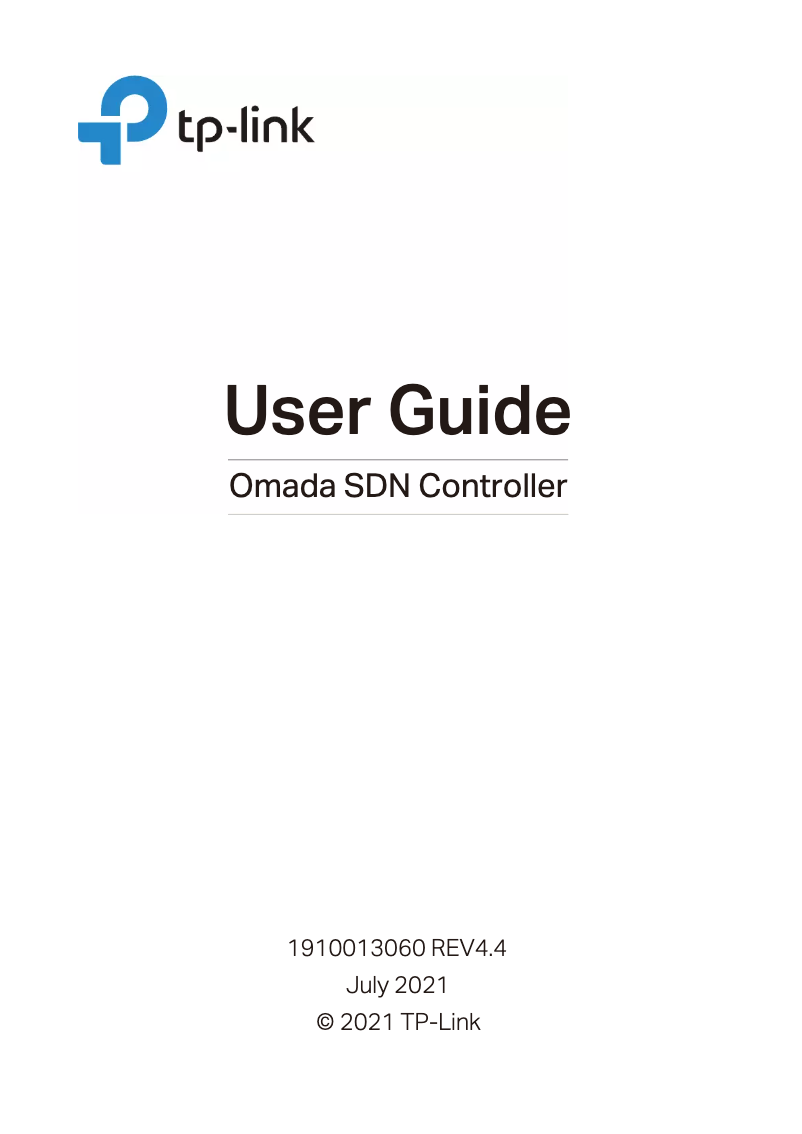Imagen de la primera página del manual del dispositivo Omada OC200