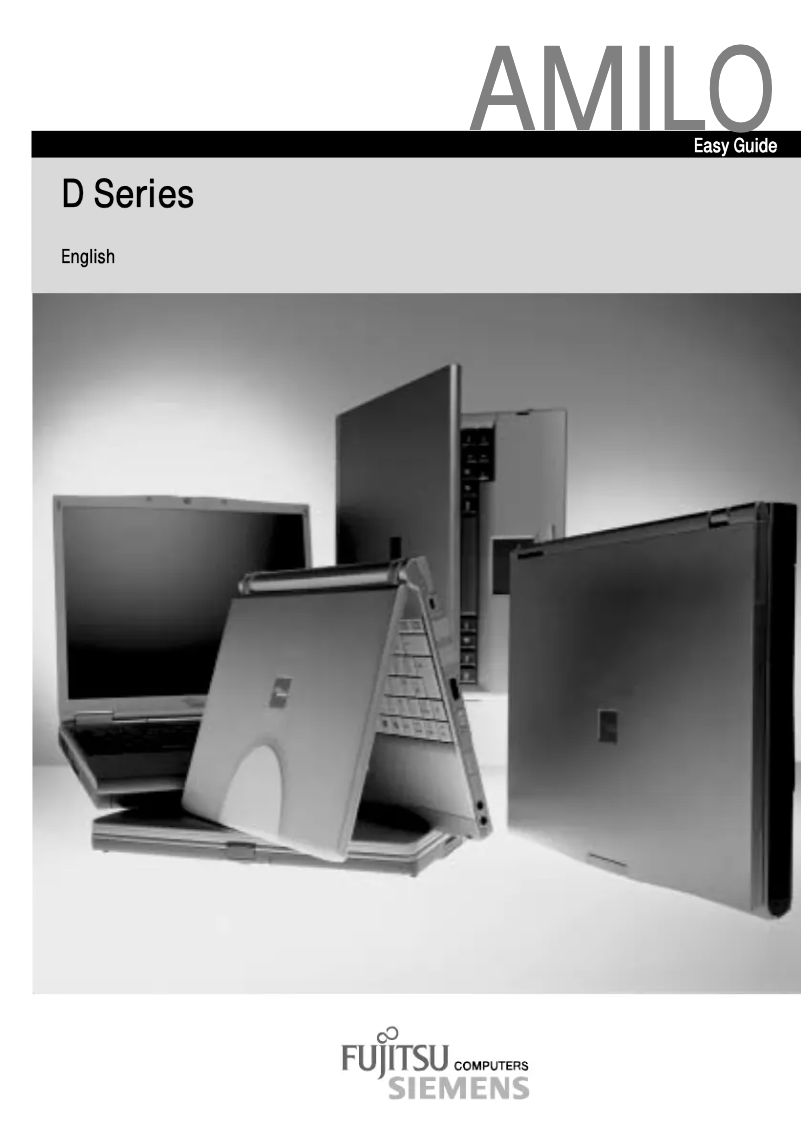 Image de la première page du manuel de l'appareil Amilo D series