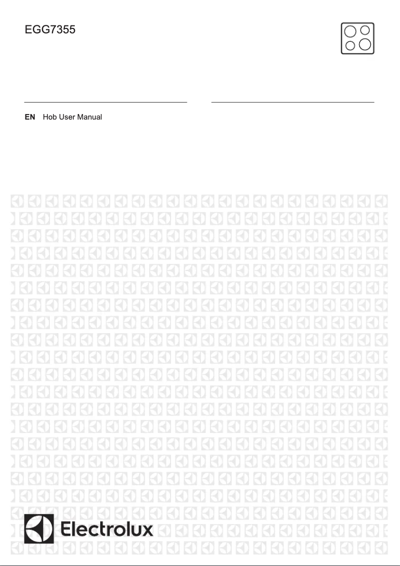 Image de la première page du manuel de l'appareil EGG7355NOX