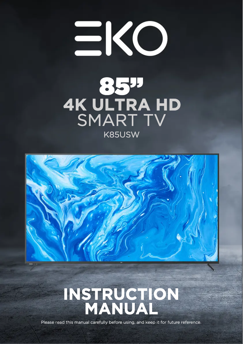 Image de la première page du manuel de l'appareil K70USW