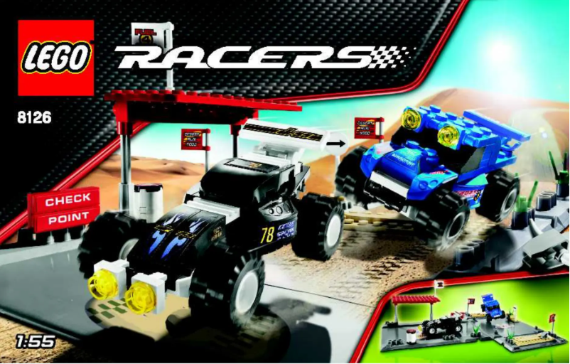 Page 1 de la notice Manuel utilisateur Lego Racers 8126