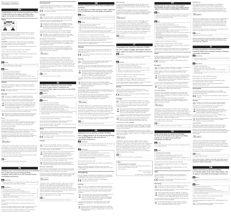 First page image of the manual for DS700