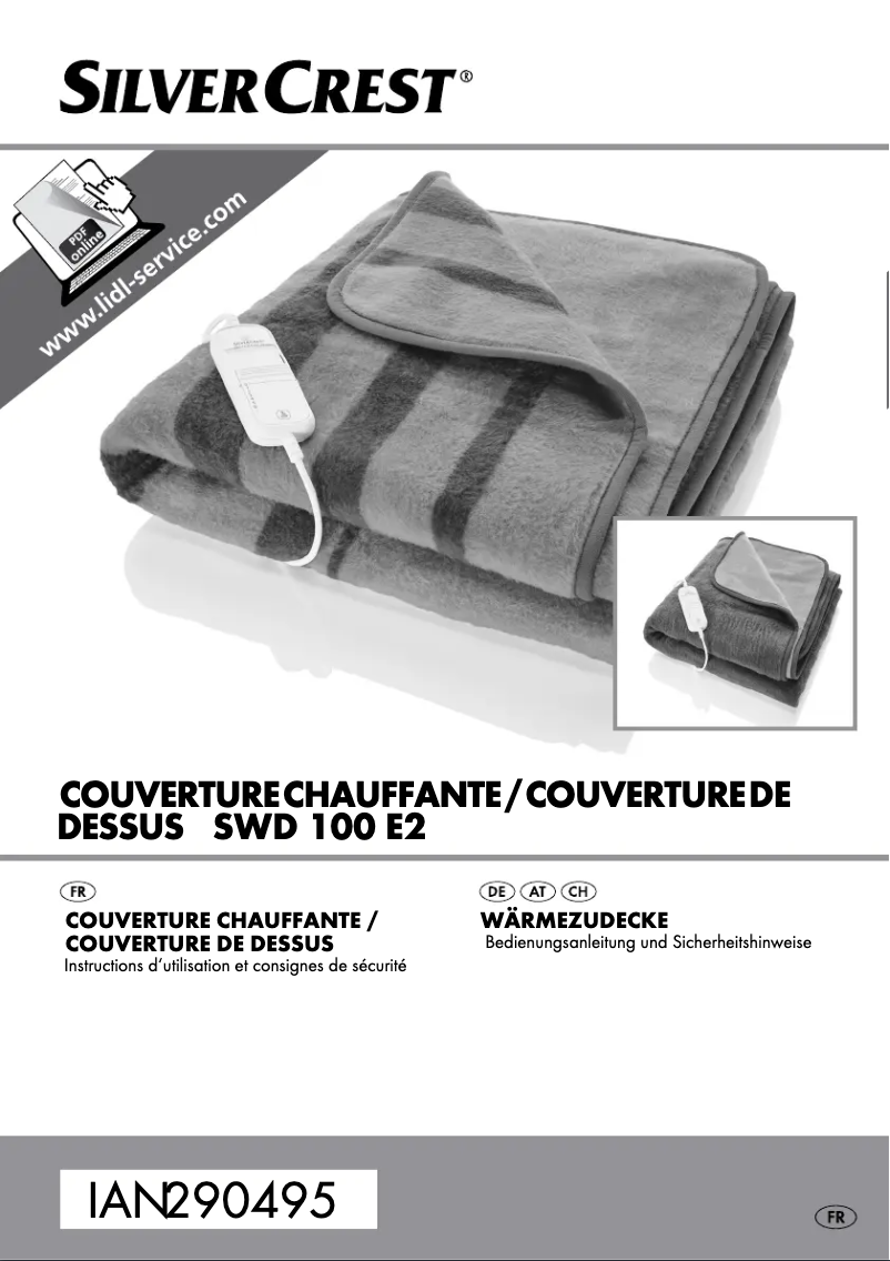 Page 1 de la notice Manuel utilisateur SilverCrest SWD 100 E2