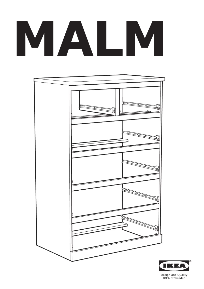 Page 1 de la notice Manuel utilisateur Ikea MALM 904.036.05