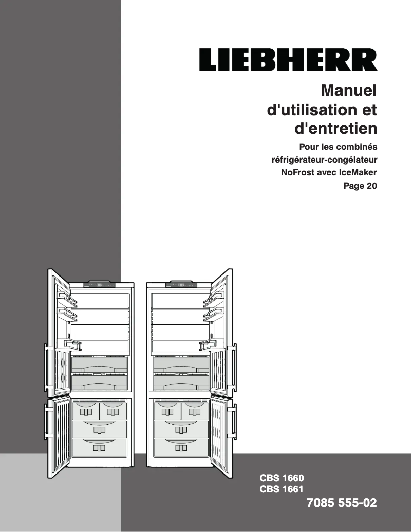 Page n°1 - Manuel utilisateur Liebherr CBNPes 5066