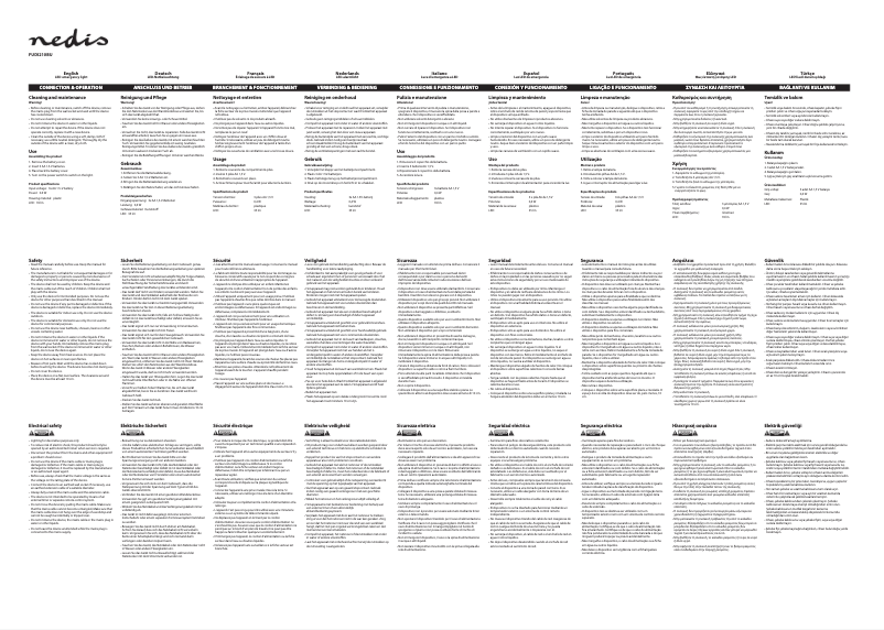 Image de la première page du manuel de l'appareil FUDI210BU