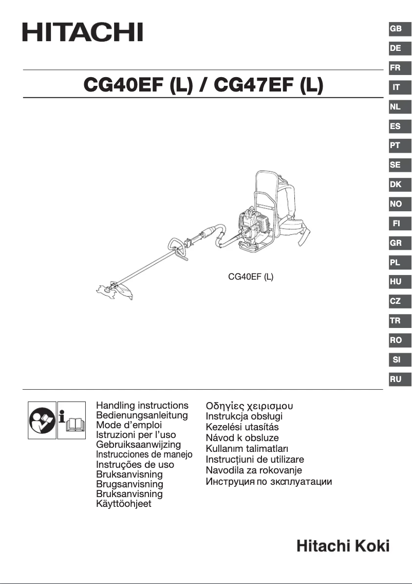 Image de la première page du manuel de l'appareil CG 40EF(L)