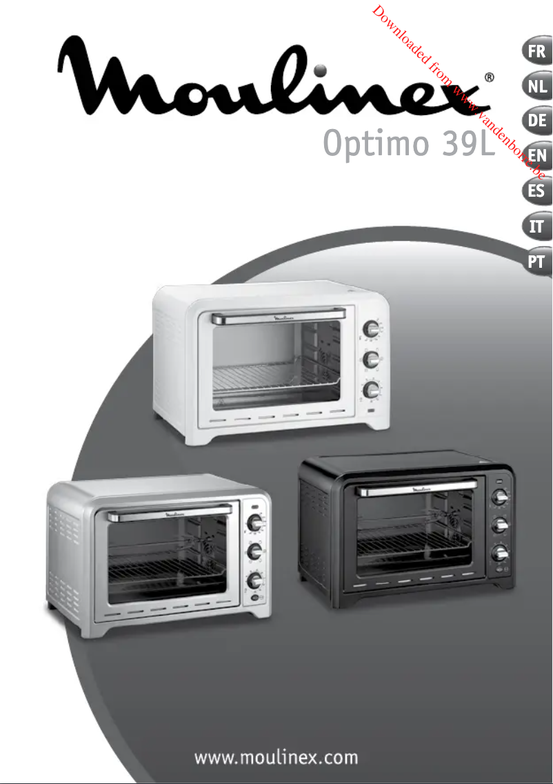 Página 1 del manual Manual de usuario Moulinex Optimo OX486100