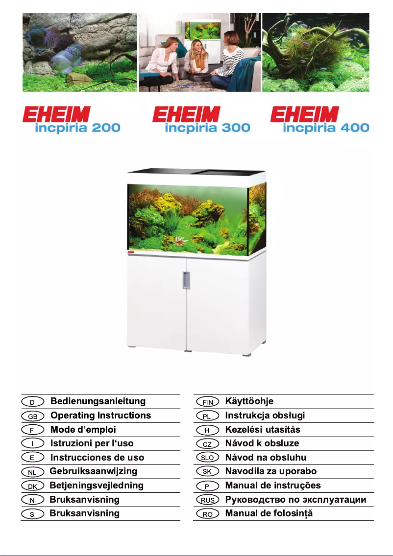 Image de la première page du manuel de l'appareil Incpiria 300