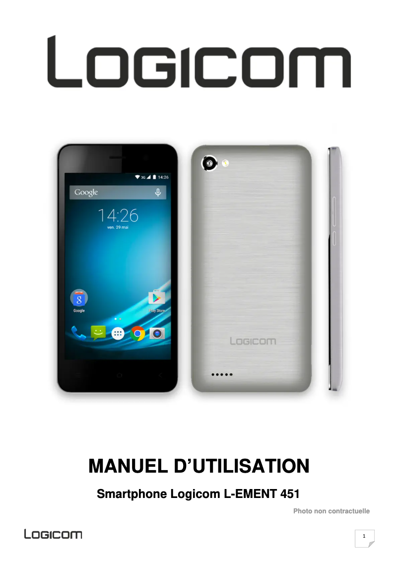 Image de la première page du manuel de l'appareil L-ement 451