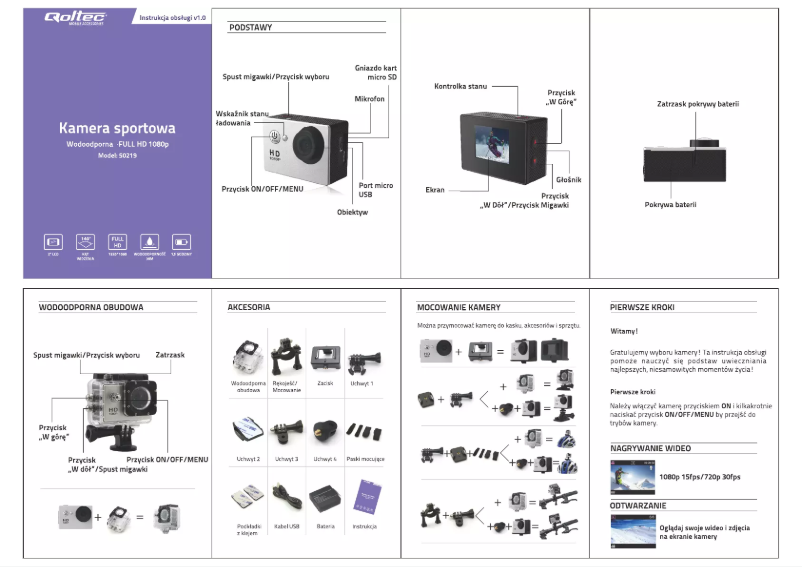 Page n°1 - Manuel utilisateur Qoltec 50219