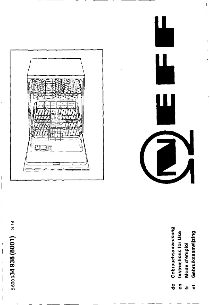 Page 1 de la notice Manuel utilisateur Neff S4456S1