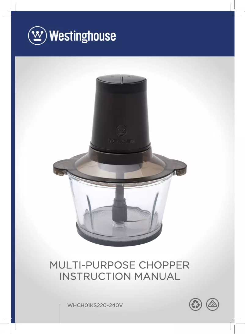 Page 1 de la notice Manuel utilisateur Westinghouse WHCH01KS