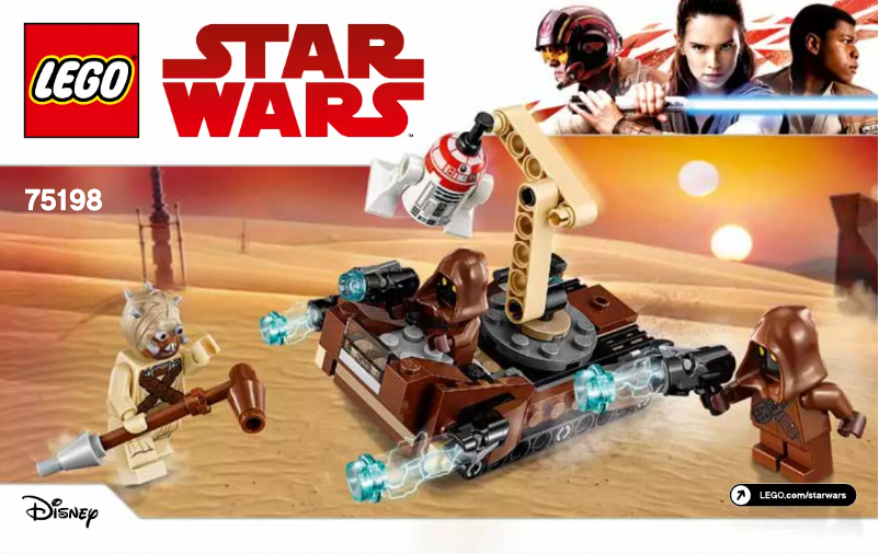 Page 1 de la notice Manuel utilisateur Lego Star Wars 75198