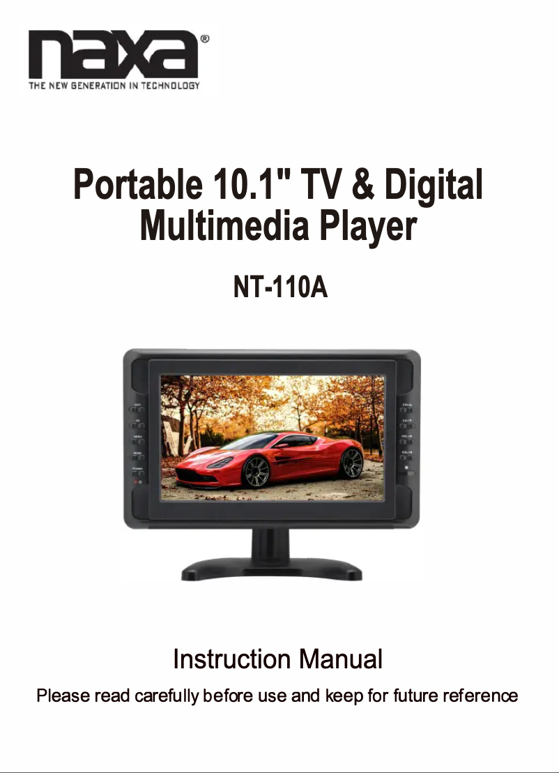 Página 1 del manual Manual de usuario Naxa NT-110A