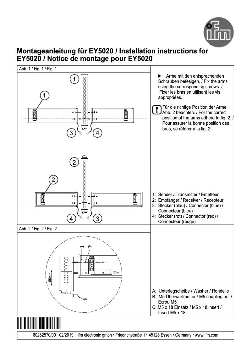 Image de la première page du manuel de l'appareil EY5020