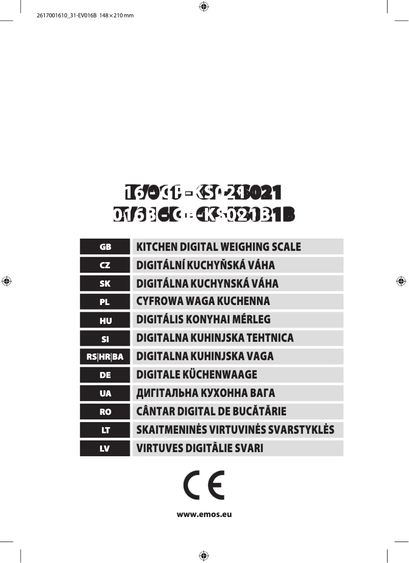 Image de la première page du manuel de l'appareil GP-KS021B