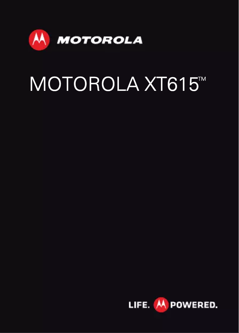 Page n°1 - Manuel utilisateur Motorola Motoluxe XT615