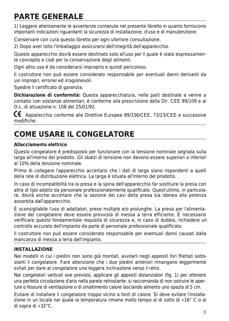 Page 1 de la notice Manuel utilisateur Candy CO CTV 110