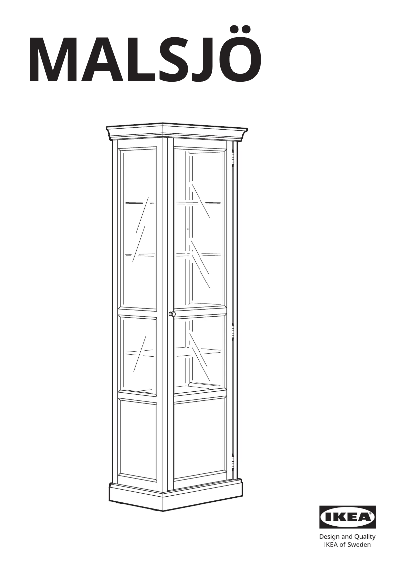 Página 1 del manual Manual de usuario Ikea MALSJÖ 303.034.87
