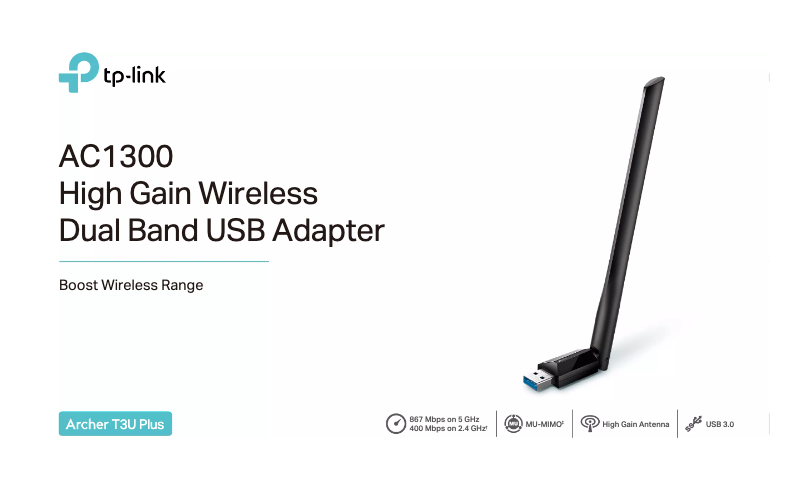 Página 1 del manual Ficha técnica TP-Link AC1300
