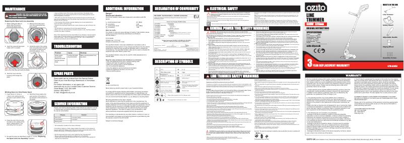 Image de la première page du manuel de l'appareil LTR-630U