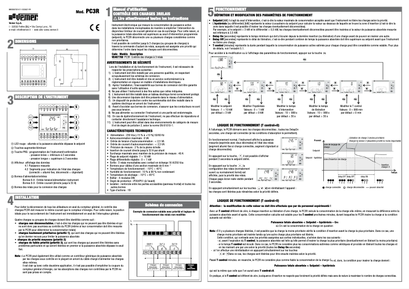 Image de la première page du manuel de l'appareil PC3R