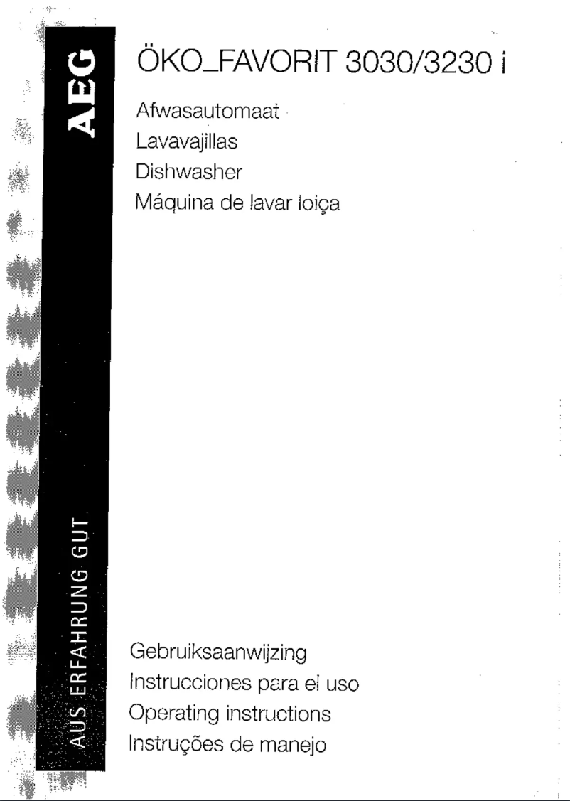 Page 1 de la notice Manuel utilisateur AEG-Electrolux Favorit 3230 I