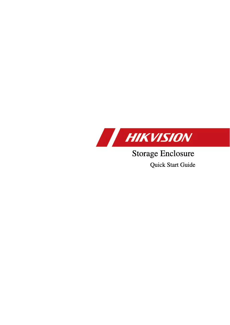 Page 1 de la notice Manuel utilisateur Hikvision DS-AJ7824D