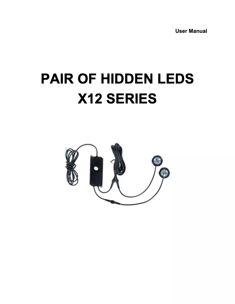 Image de la première page du manuel de l'appareil X120-W