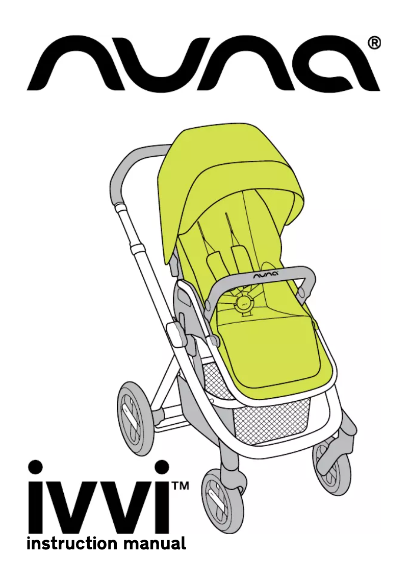 Image de la première page du manuel de l'appareil Ivvi Pushchair