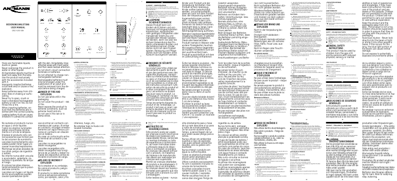 Page n°1 - Manuel utilisateur Ansmann Daily Use 50B