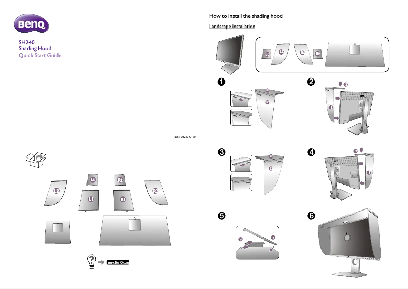 Image de la première page du manuel de l'appareil SH240