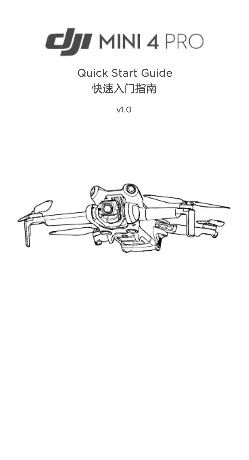 Page n°1 - Guide de démarrage rapide DJI Mini 4 Pro