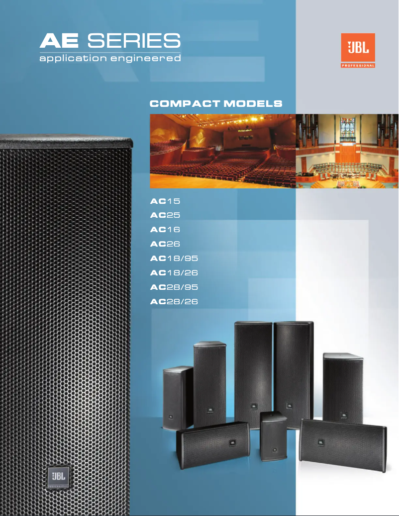 Page 1 de la notice Manuel utilisateur JBL AC28/95