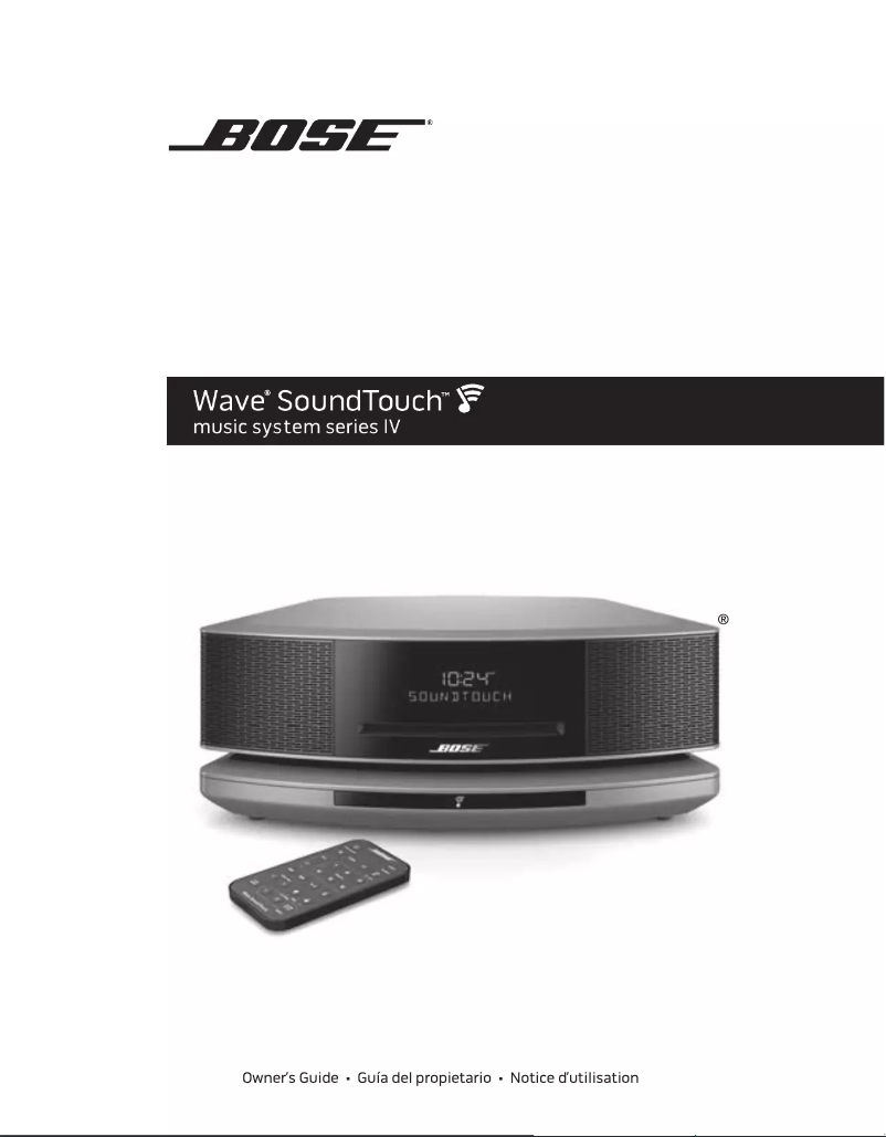 Página 1 del manual Manual de usuario Bose Wave SoundTouch