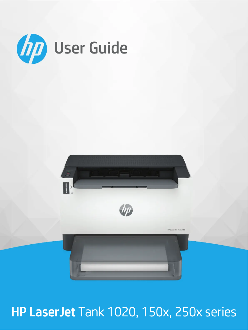 Page 1 de la notice Manuel utilisateur HP LaserJet Tank 2504dw
